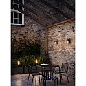 Nordlux Luminaria para balizas ALUDRA 45 E27 IP44, seaside marrón metálico regulable