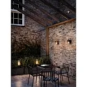 Nordlux Luminaria para balizas ALUDRA 45 E27 IP44, seaside marrón metálico regulable