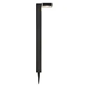Nordlux Luminaria de pie para exteriores RICA SQUARE IP44, latón, negro