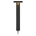 Nordlux Luminaria de pie para exteriores RICA SQUARE IP44, latón, negro