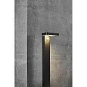 Nordlux Luminaria de pie para exteriores RICA SQUARE IP44, latón, negro