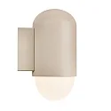 Nordlux outdoor wall luminaire HEKA E27 IP54, sand coloured 