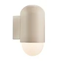 Nordlux outdoor wall luminaire HEKA E27 IP54, sand coloured 