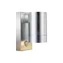 Nordlux Luminaria de pared para exteriores TIN MAXI SENSOR con sensor GU10 IP54, cincado regulable