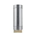 Luminaria de pared para exteriores TIN MAXI DOUBLE SENSOR con sensor GU10 IP54, cincado regulable