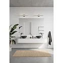 Luminaria de pared TINIA 60 IP44, negro mate regulable