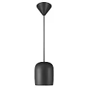 Luminaria colgante NOTTI 10 E27 IP20, negro 