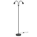 Nordlux Luminaria de pedestal EXPLORE DOUBLE GU10, negro 