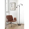 Nordlux Luminaria de pedestal EXPLORE DOUBLE GU10, negro 