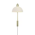wall luminaire ELLEN 20 E14 IP20, brass dimmable