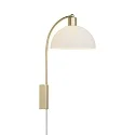 Nordlux wall luminaire ELLEN 20 E14 IP20, brass dimmable