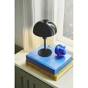 Nordlux table lamp ELLEN MINI half round, with switch, with lamp socket E14 IP20, black glossy 
