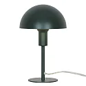 table lamp ELLEN MINI half round, with switch, with lamp socket E14 IP20, dark green, mat 