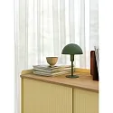 Nordlux table lamp ELLEN MINI half round, with switch, with lamp socket E14 IP20, green, mat 
