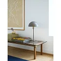 Nordlux table lamp ELLEN 20 half round, with switch, with lamp socket E14 IP20, light brown, mat 