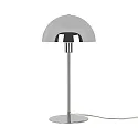 table lamp ELLEN 20 half round, with switch, with lamp socket E14 IP20, polished chrome 