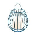 Battery lamp JIM TO-GO with switch, with USB connection IP54, blue dimmable