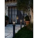 Nordlux bollard lamp GRIFFIN E27 IP44, smoky colour 