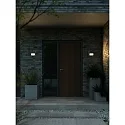 Nordlux outdoor wall luminaire OLIVER SQUARE IP54, black 