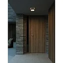 Nordlux outdoor wall luminaire OLIVER SQUARE IP54, black 