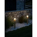 Luminaria de pie para exteriores LINTON E27, latón 