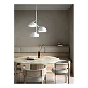 design for the people by Nordlux pendant luminaire TULLIO 3 flames E14 IP20, white 