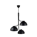 design for the people by Nordlux Luminaria colgante TULLIO de 3 llamas E14 IP20, negro 