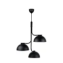 design for the people by Nordlux Luminaria colgante TULLIO de 3 llamas E14 IP20, negro 