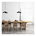 design for the people by Nordlux Luminaria colgante MAPLE 55 E27 IP20, negro 