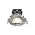 downlight FREMONT set of 1 IP65, steel brushed dimmable