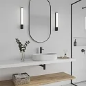 Nordlux wall luminaire MALAIKA 49 IP44, black matt 