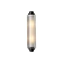 Luminaria de pared NIMAL E14 IP44, negro regulable