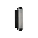 Luminaria de pared NIMAL E14 IP44, negro regulable