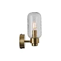 Nordlux wall luminaire TUTAN E14 IP44, brass dimmable