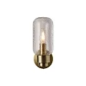 Nordlux wall luminaire TUTAN E14 IP44, brass dimmable