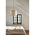 Nordlux Luminaria colgante CARDINE 50 E27 IP20, negro, blanco mate regulable