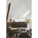Nordlux Luminaria colgante FRANCA E14 IP20, brillante, latón, blanco regulable