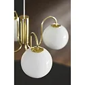 Nordlux Luminaria colgante FRANCA E14 IP20, brillante, latón, blanco regulable