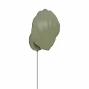 Nordlux Luminaria de pared KONCHI con interruptor, con portalámpara E14 IP20, verde, mate 
