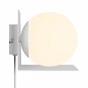 Nordlux wall luminaire LILIBETH with switch, with shelf, ball shaped, with lamp socket E14 IP20, white matt 