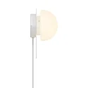 Nordlux Luminaria de pared SKYKU CLOUD con interruptor, en forma de bala, con portalámpara E14 IP20, blanco mate 