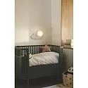 Nordlux Luminaria de pared SKYKU CLOUD con interruptor, en forma de bala, con portalámpara E14 IP20, blanco mate 