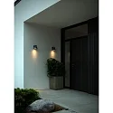 Nordlux Luminaria de pared para exteriores KYKLOP CONE WL abajo, cónico, con portalámpara GU10 IP54, negro mate