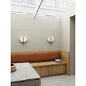 design for the people by Nordlux wall luminaire FURIKO G9 IP20, brass 