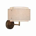 wall luminaire TAKAI E27 IP20, beige, mat 