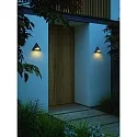 Nordlux Luminaria de pared para exteriores KONIT GU10 IP44, negro mate 
