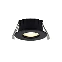 downlight ROSALEE IP65/IP20, black dimmable