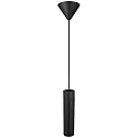Nordlux Luminaria colgante TILO de 1 llama, redondo GU10 IP20, negro regulable