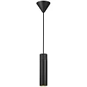 Nordlux Luminaria colgante TILO de 1 llama, redondo GU10 IP20, negro regulable