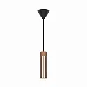 Nordlux pendant luminaire TILO 1 flame GU10 IP20, brass, burnished dimmable